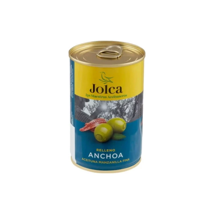 Oliwki zielone nadziewane anchois 300 g Jolca