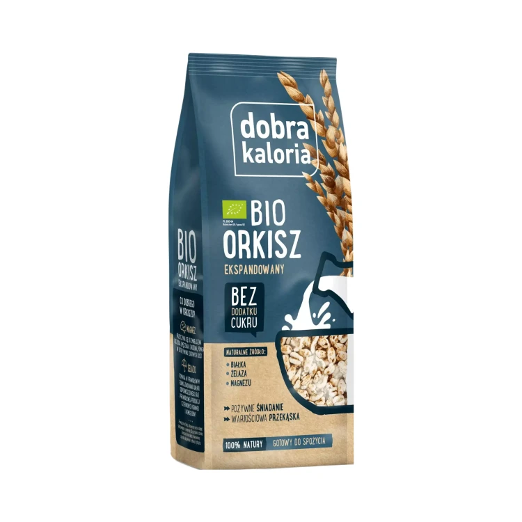 Orkisz ekspandowany BIO 100g Dobra Kaloria ( bakaliowyswiat.pl ).webp