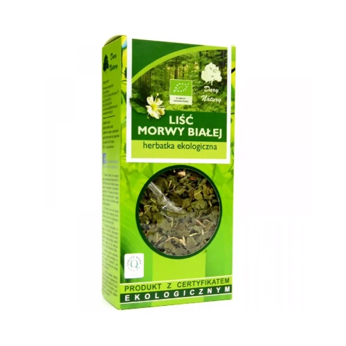 Herbatka morwa biała liść EKO 50g Dary Natury ( bakaliowyswiat.pl ).webp