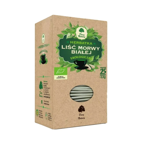 Herbatka liść morwy białej EKO 25x2g Dary Natury ( bakaliowyswiat.pl ).webp