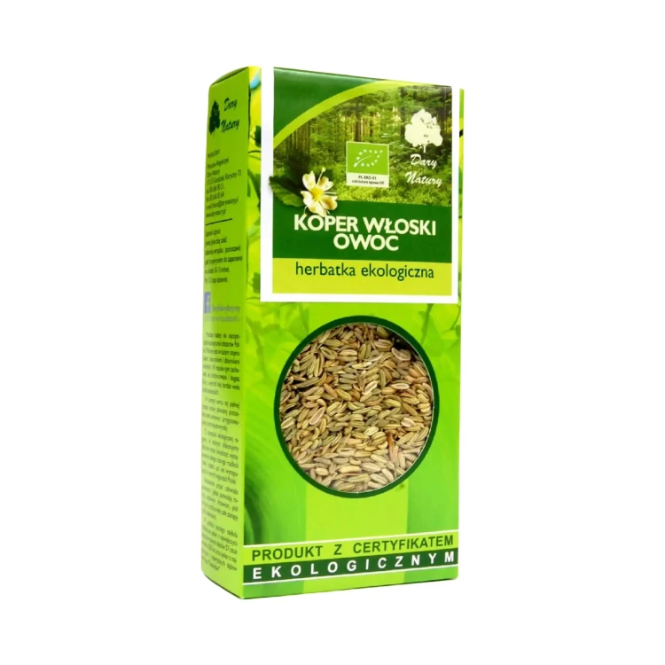 Herbatka koper włoski owoc EKO 50g Dary Natury ( bakaliowyswiat.pl ).webp