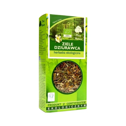 Herbatka z ziela dziurawca 50g Dary Natury ( bakaliowyswiat.pl ).webp