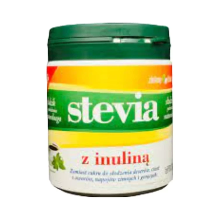 Stevia z inuliną 140g Zielony Listek ( bakaliowyswiat.pl ).webp