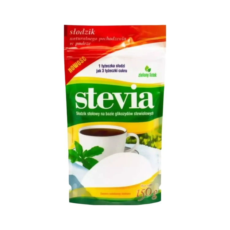 Stevia puder 150g Zielony Listek ( bakaliowyswiat.pl ).webp
