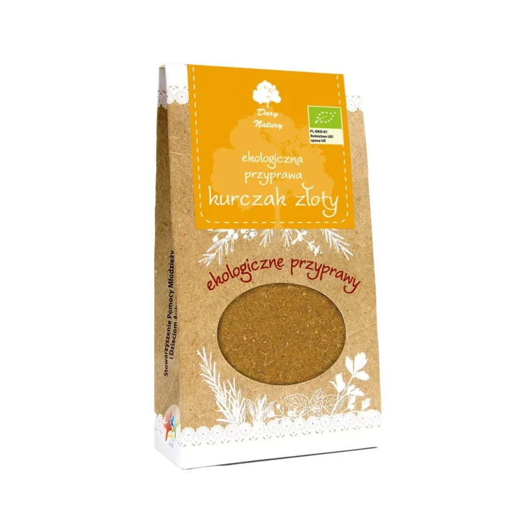 Ekologiczna przyprawa kurczak oty 60 g Dary Natury ( bakaliowyswiat.pl ).webp