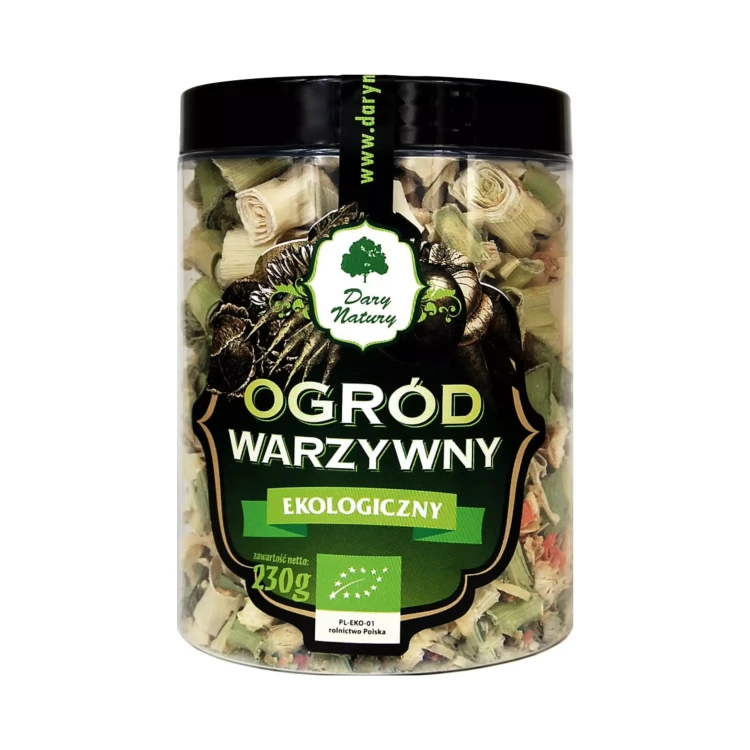 Ekologiczny ogród warzywny 230 g Dary Natury ( bakaliowyswiat.pl ).webp
