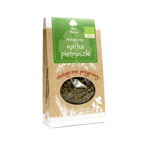 Ekologiczna natka pietruszki 20 g Dary Natury  ( bakaliowyswiat.pl ).webp