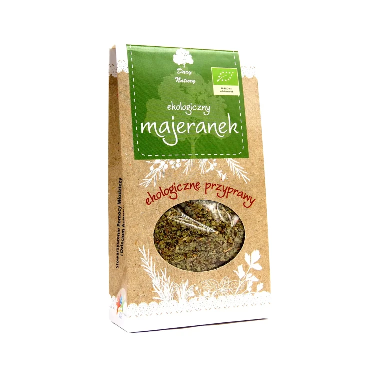 Ekologiczny majeranek 15 g Dary Natury ( bakaliowyswiat.pl ).webp