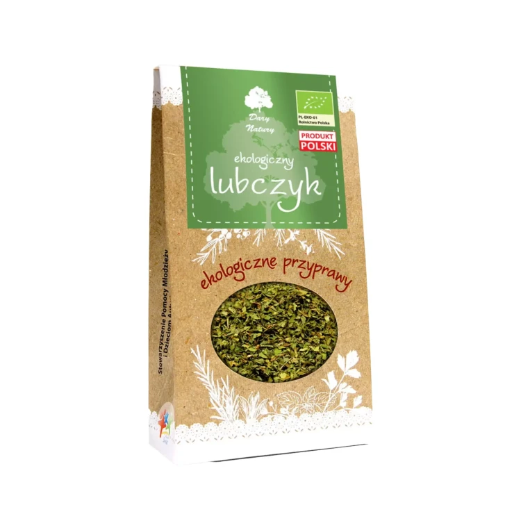 Ekologiczny lubczyk 20 g Dary Natury ( bakaliowyswiat.pl ).webp
