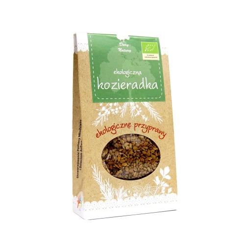 Ekologiczna kozieradka ziarno 60 g Dary Natury ( bakaliowyswiat.pl ).webp