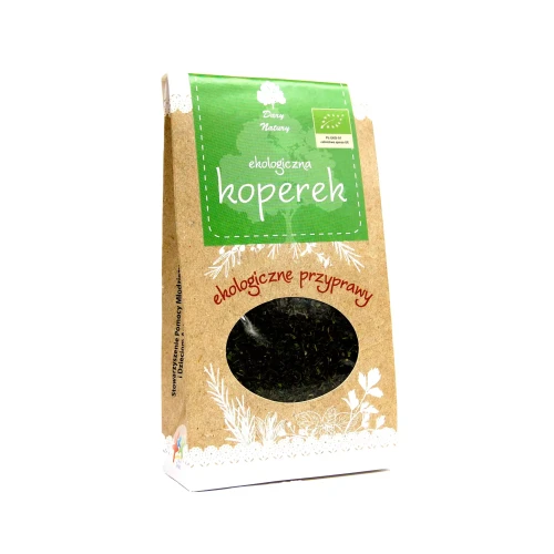 Ekologiczny koperek 30 g Dary Natury ( bakaliowyswiat.pl ).webp