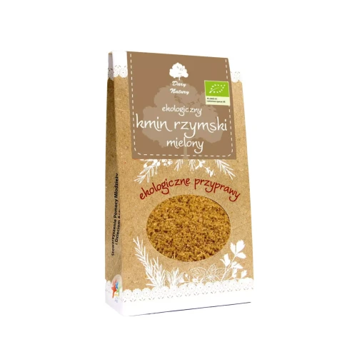 Ekologiczny kmin rzymski mielony 30 g Dary Natury ( bakaliowyswiat.pl ).webp