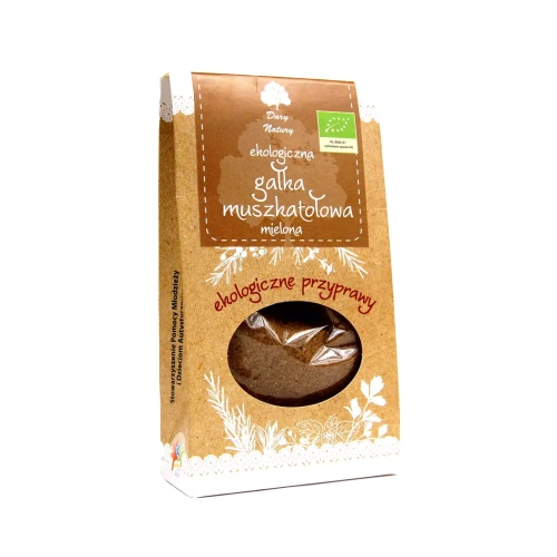 Ekologiczna gałka muszkatołowa mielona 30 g Dary Natury.webp