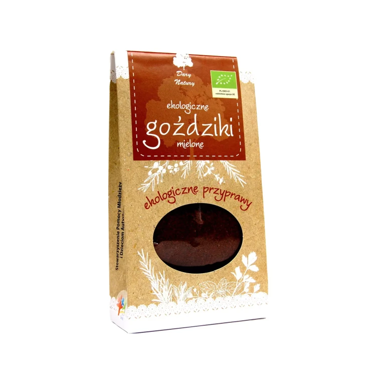 Ekologiczne goździki mielone 30 g Dary Natury.webp