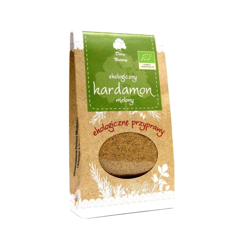 Ekologiczny kardamon mielony 50 g Dary Natury.webp