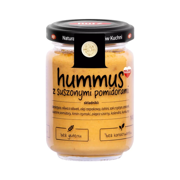Hummus z suszonymi pomidorami 140 g Hotz.webp