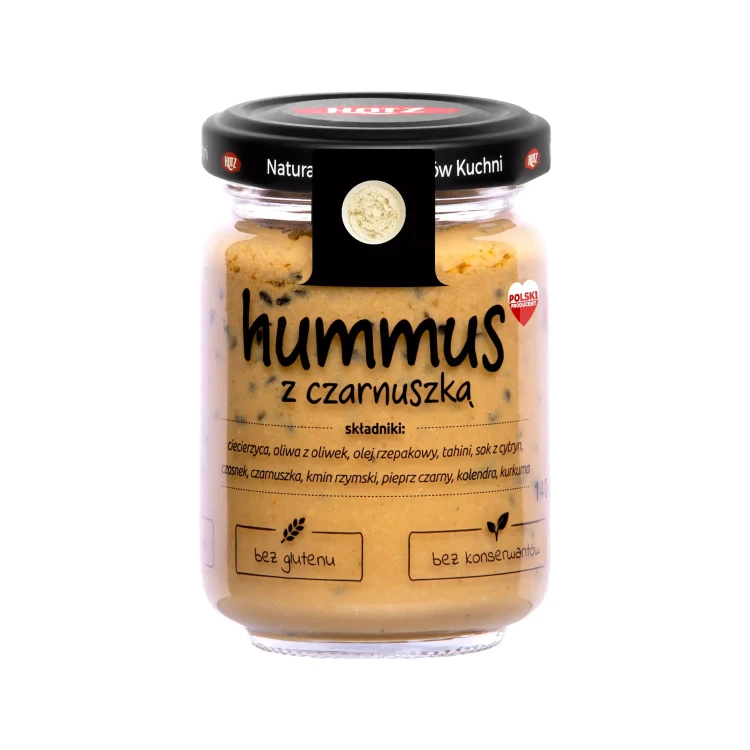 Hummus z czarnuszką 140 g Hotz.webp
