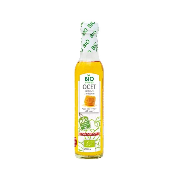 Ocet jabłkowy z miodem BIO 250 ml Bio Naturo.webp