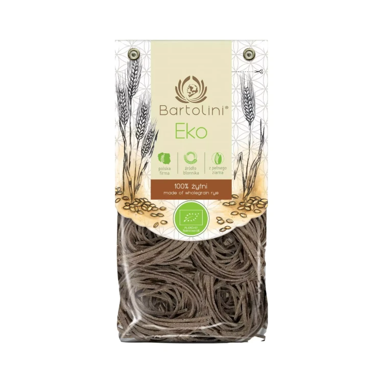 Ekologiczny makaron żytni - gniazda 250 g Bartolini.webp