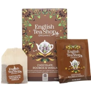 Ekologiczna herbatka ziołowa rooibos z ziarnami kakaowca i laskami wanilii English Tea Shop 2.webp