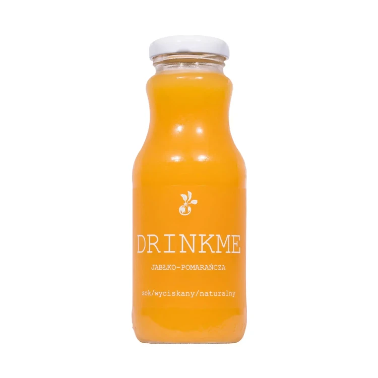Naturalny sok wyciskany jabłko-pomarańcza DRINKME 250 ml Sadvit.webp