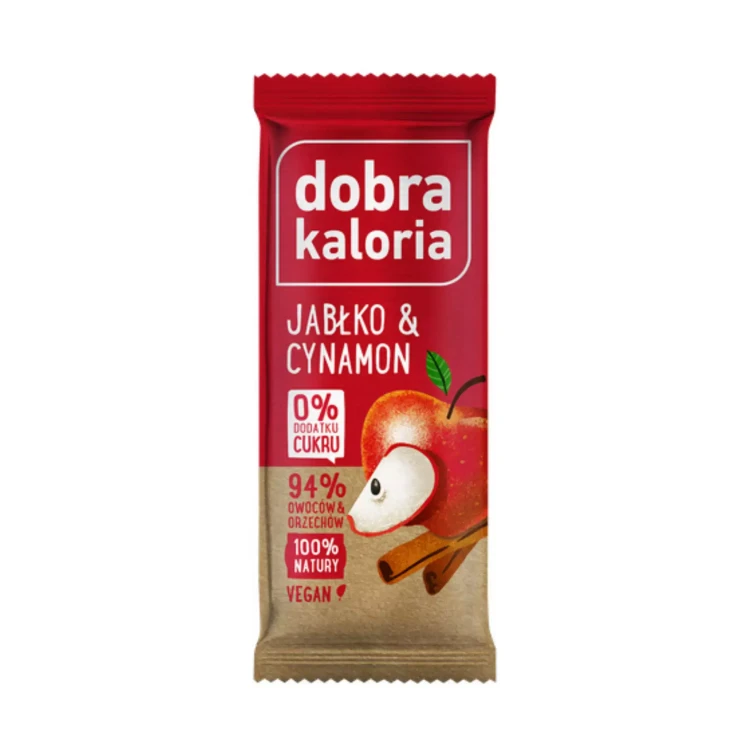 Baton - jabłko & cynamon 35 g Dobra Kaloria.webp