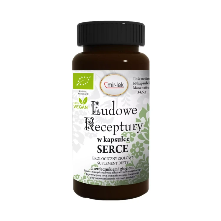 Ludowe Receptury w kapsułce Cholesterol 60 kapsułek Mir-Lek.webp