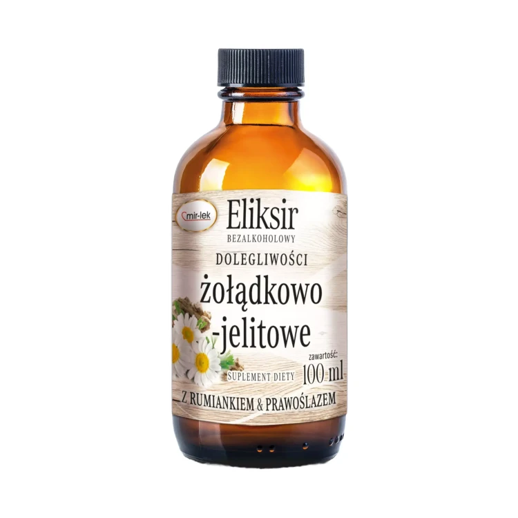 Eliksir bezalkoholowy dolegliwości żołądkowo jelitowe Mir-Lek.webp