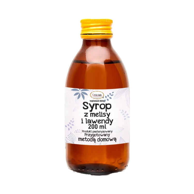 Syrop z melisy i lawendy 200 ml Mir-Lek.webp