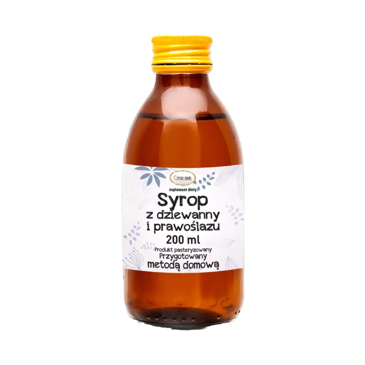 Syrop z dziewanny i prawoślazu 200 ml Mir-Lek.webp