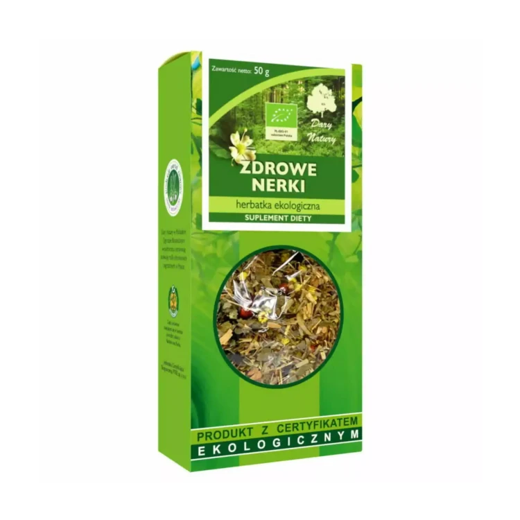 Herbatka ekologiczna Zdrowe nerki 50g Dary Natury .webp