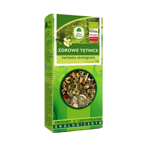 Herbatka ekologiczna Zdrowe tętnice 50g Dary Natury .webp