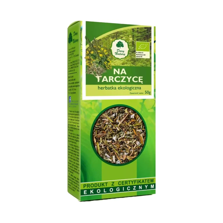 Herbatka ekologiczna Na Tarczycę 50g Dary Natury .webp