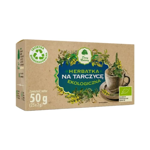 Herbatka ekologiczna Na tarczycę 50g Dary Natury .webp