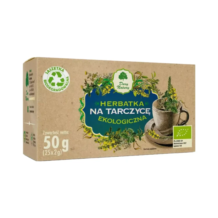 Herbatka ekologiczna Na tarczycę 50g Dary Natury .webp