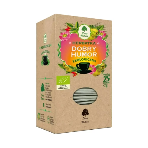 Herbatka ekologiczna Dobry humor 50 g Dary Natury .webp