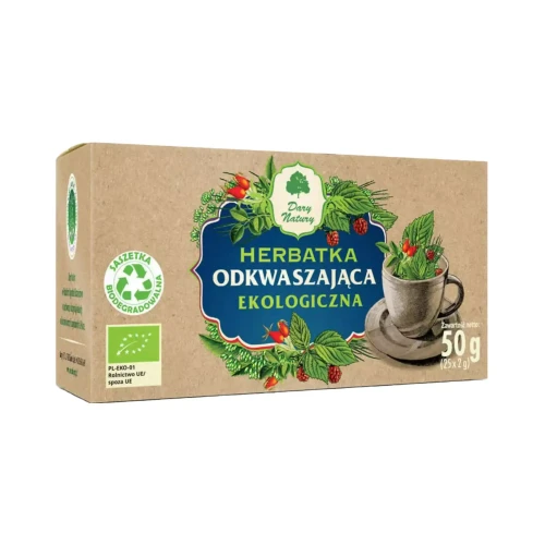 Herbatka ekologiczna Odkwaszająca 50g Dary Natury .webp