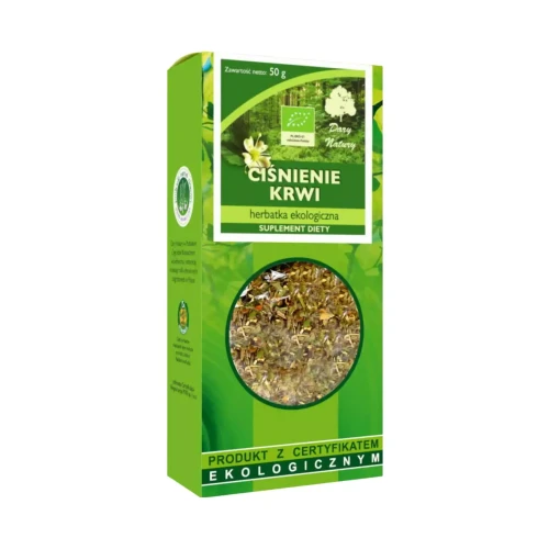Herbatka ekologiczna Ciśnienie krwi 50g Dary Natury .webp