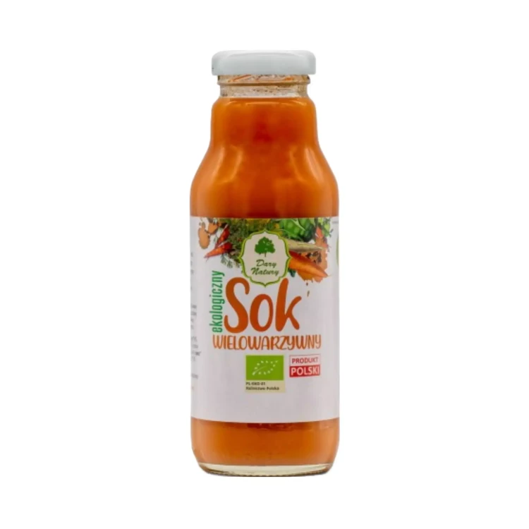 Sok wielowarzywny EKO 270ml Dary Natury.webp