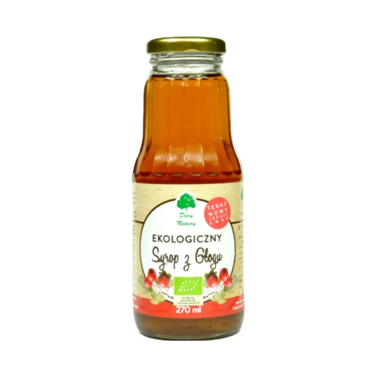Syrop z głogu EKO 270ml Dary Natury .webp