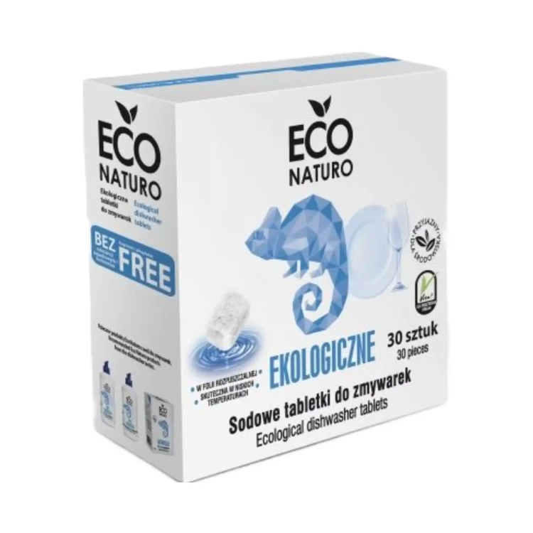 Sodowe tabletki do zmywarek Eco 30 sztuk Eco Naturo.webp