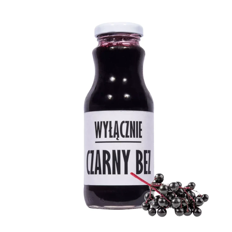 Sok tłoczony na zimno Czarny Bez 100% 250 ml Sadvit .webp