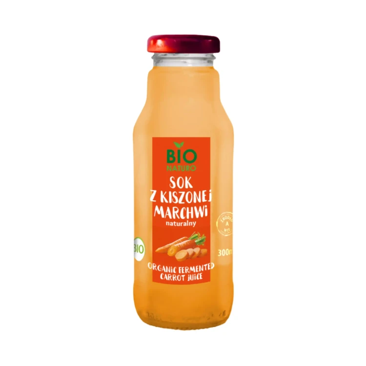 Sok z kiszonej marchwi BIO 300 ml Bio Naturo.webp