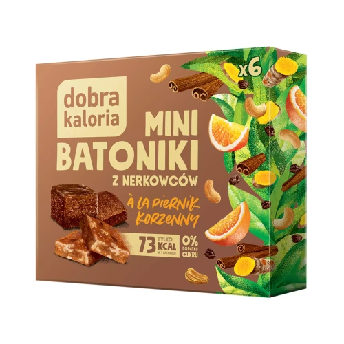 Mini batoniki z nerkowców ALA piernik korzenny Dobra Kaloria.webp