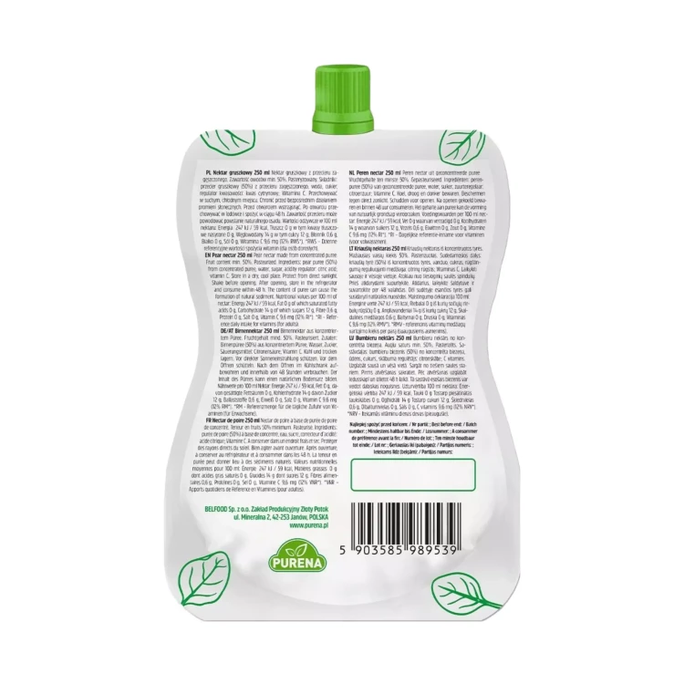 Nektar z gruszki 250ml Purena .webp