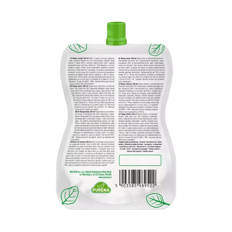 Nektar z mango 250ml Purena .webp