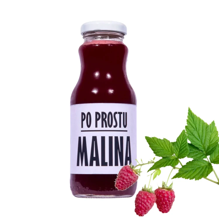 Sok z malin Po prostu malina 100% 250 ml Sadvit.webp