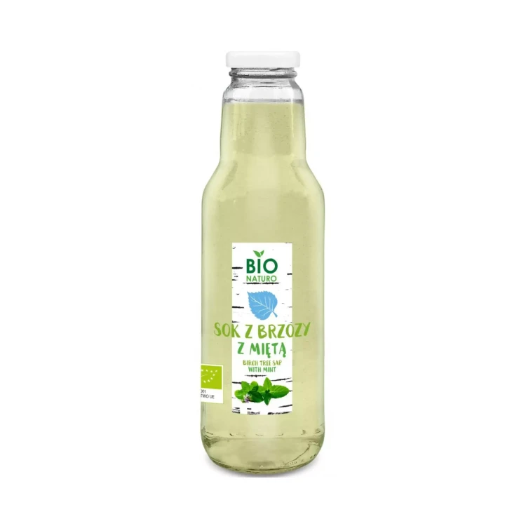 Sok z brzozy z miętą EKO 750ml Bio Naturo.webp