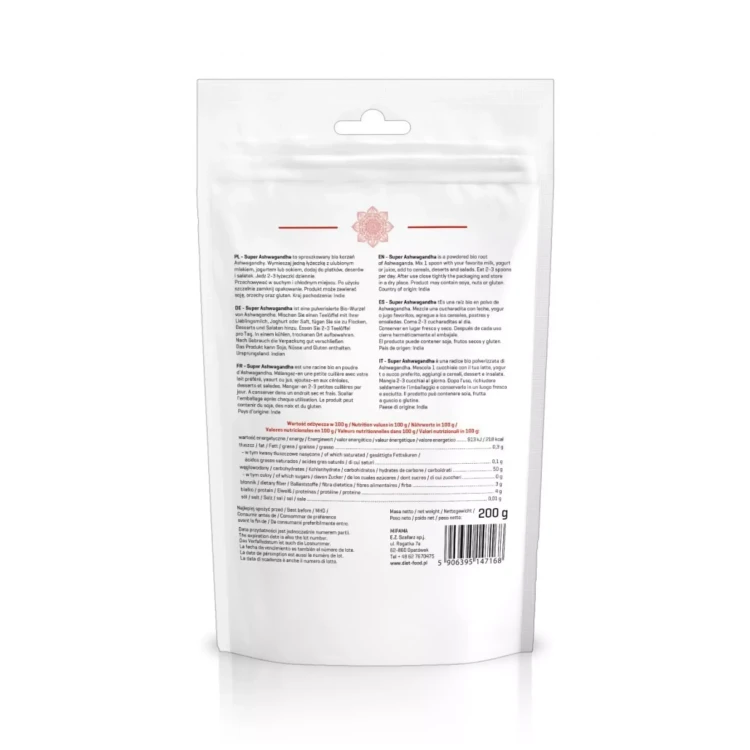 Bio Ashwagandha 200g Diet Food .webp