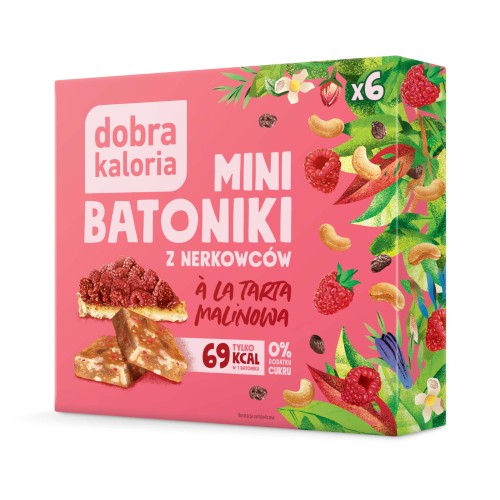 Mini batoniki z nerkowców ALA tarta malinowa Dobra Kaloria.jpg
